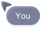 A blue cursor with a bubble indicating that the cursor is the current user